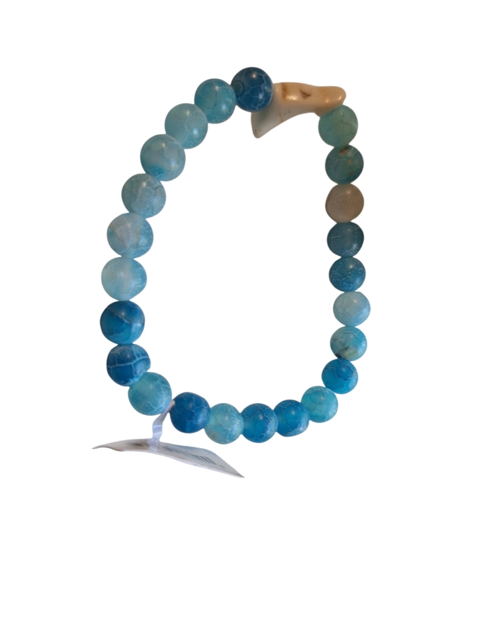 Fahlo Passage Dolphin Bracelet Blue Stretchy Collectible BEACHY Nautical Boho